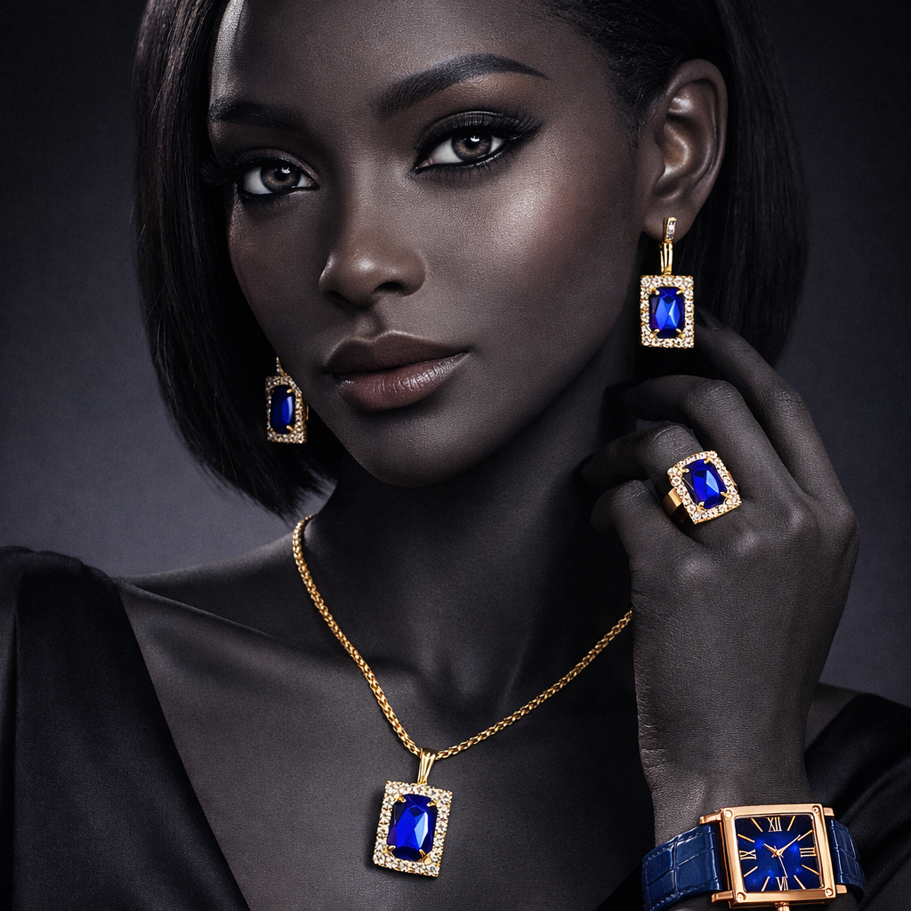 Ensemble Montre & Bijoux Femme – Raffinement & Éclat