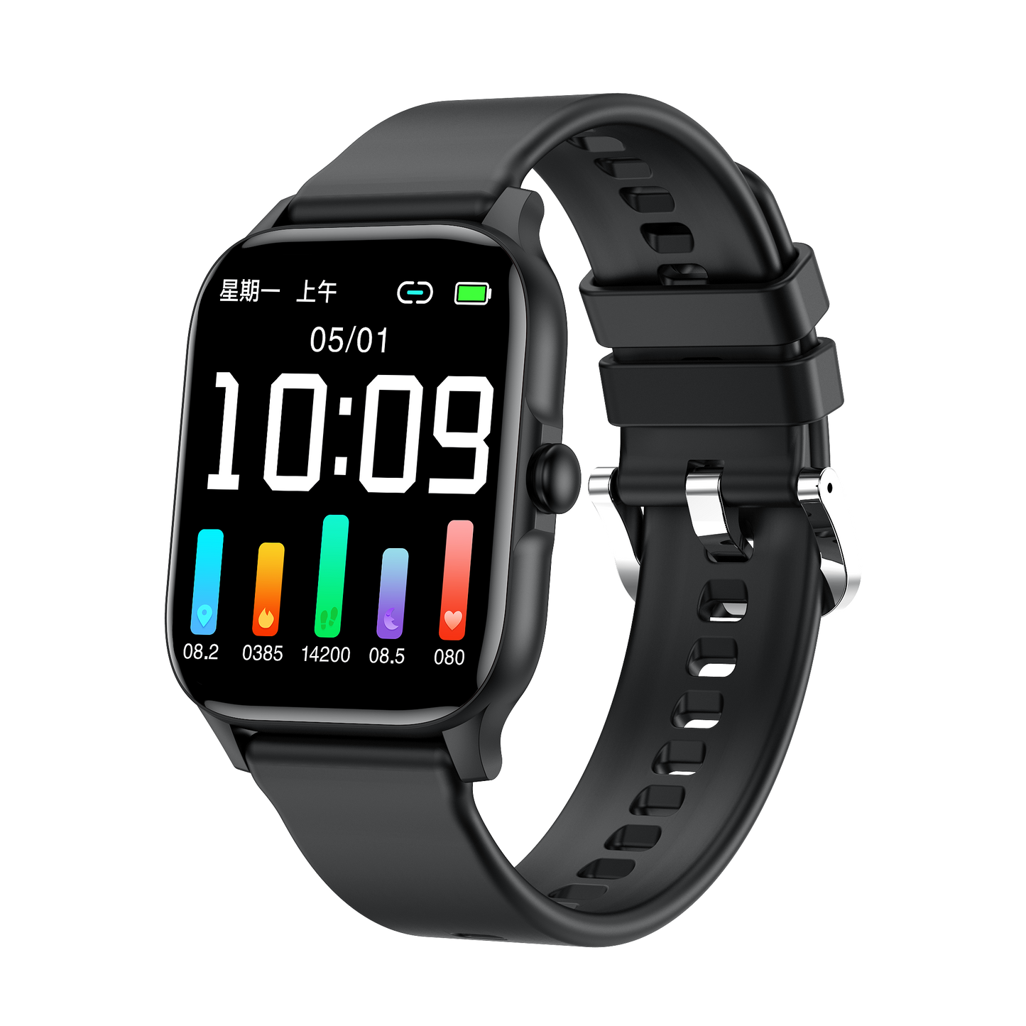 Montre Connectée Smartwatch Écran Tactile HD – Suivi Santé & Sport