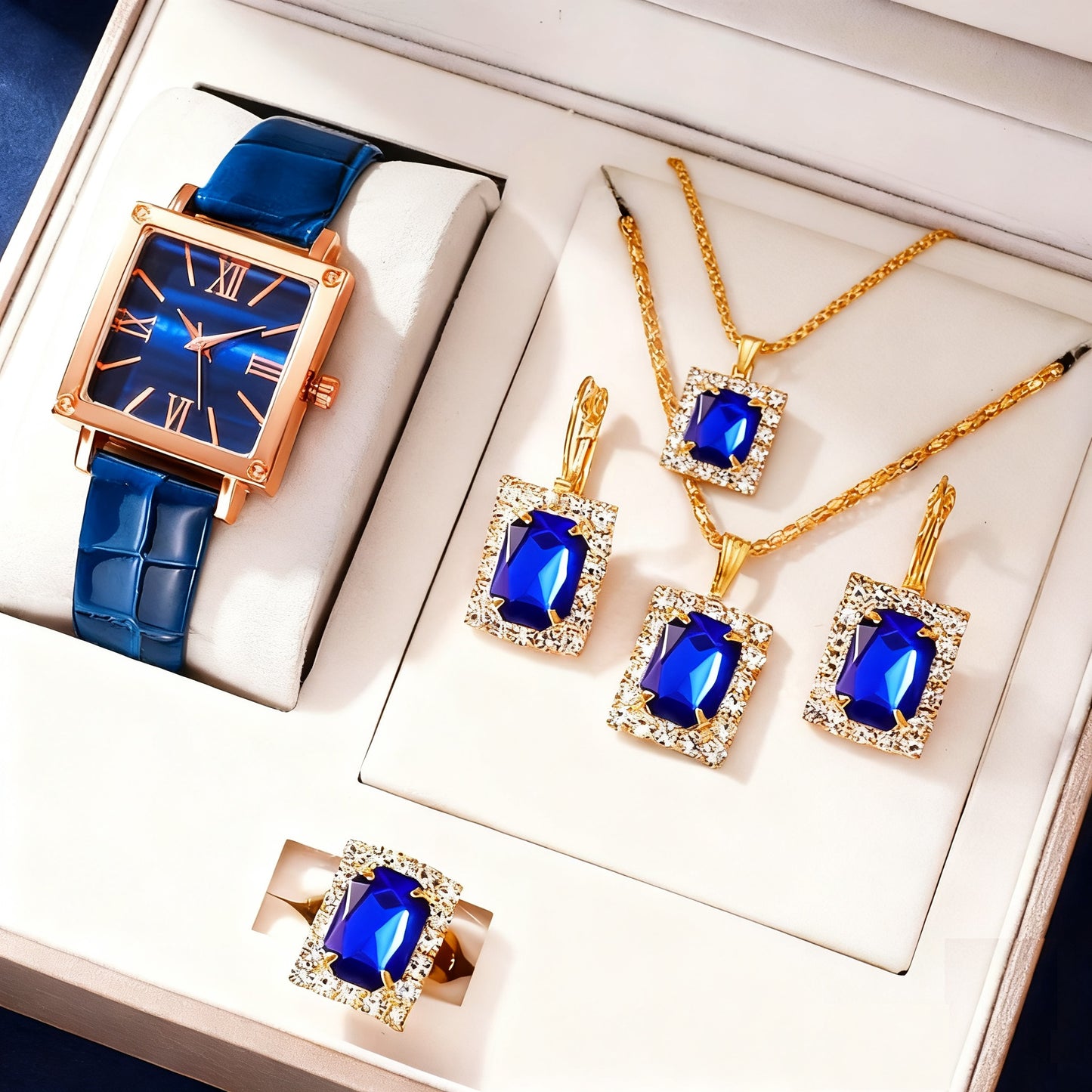 Ensemble Montre & Bijoux Femme – Raffinement & Éclat