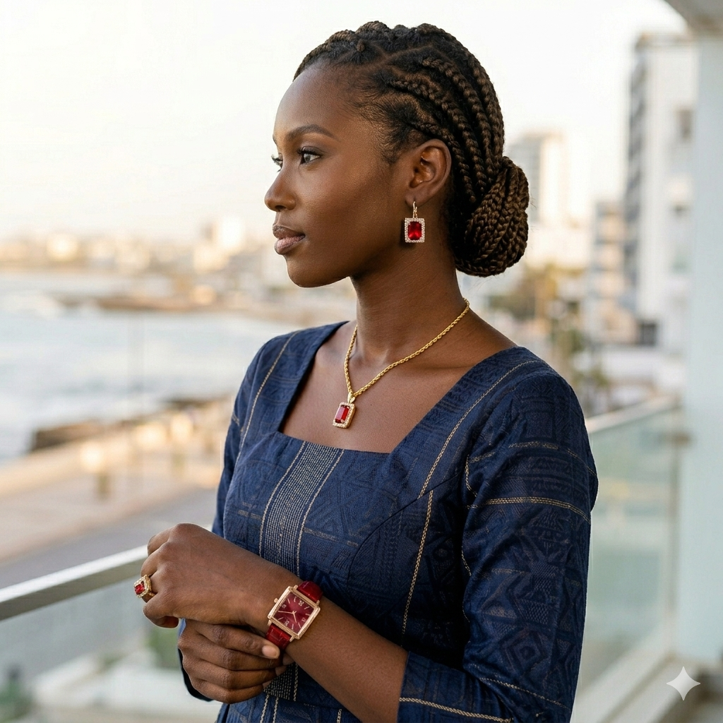 Ensemble Montre & Bijoux Femme – Raffinement & Éclat