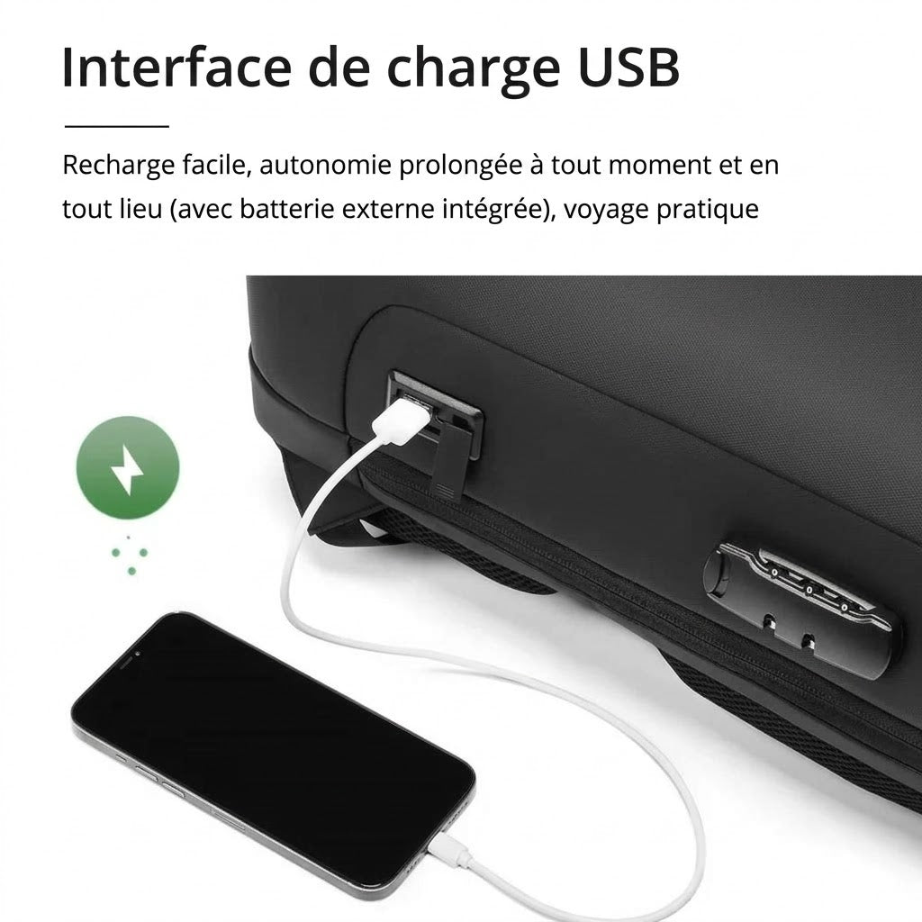Sac à dos de voyage imperméable – Élégance et praticité